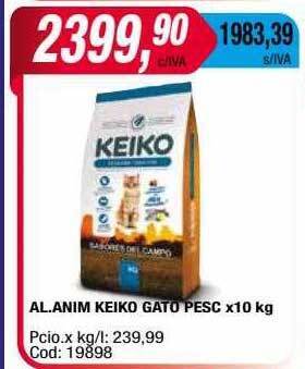 Maxiconsumo Al. anim keiko gato pesc oferta