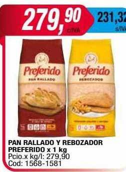 Maxiconsumo Pan rallado y rebozador preferido oferta