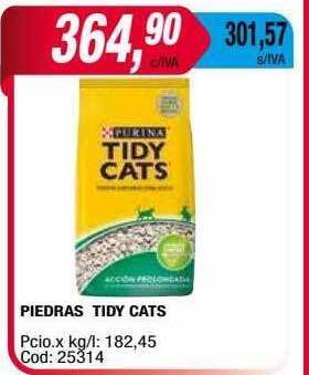 Maxiconsumo Piedras tidy cats oferta