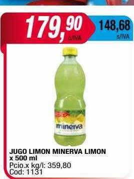 Maxiconsumo Jugo limon minerva limon oferta