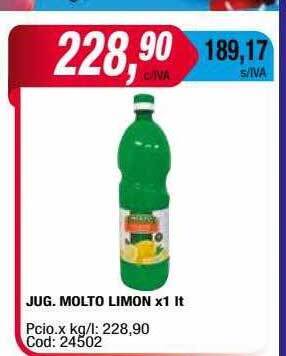 Maxiconsumo Jug. molto limon oferta