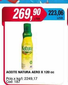 Maxiconsumo Aceite natura aero oferta