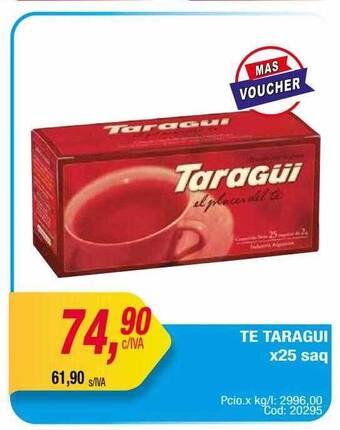 Maxiconsumo Te taragui oferta