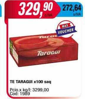 Maxiconsumo Te taragui oferta