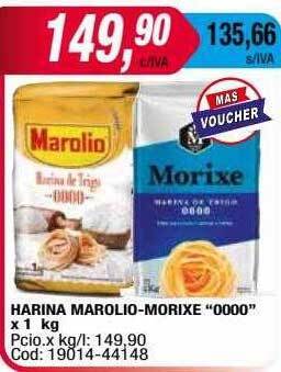 Maxiconsumo Harina marolio-morixe oferta