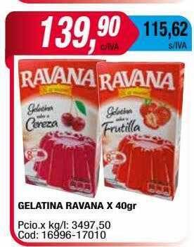 Maxiconsumo Gelatina ravana oferta