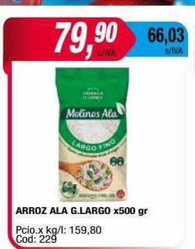 Maxiconsumo Arroz ala g. largo oferta
