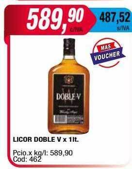 Maxiconsumo Licor doble v oferta