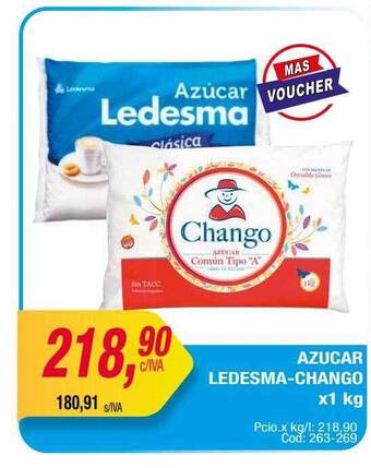 Maxiconsumo Azucar ledesma-chango oferta