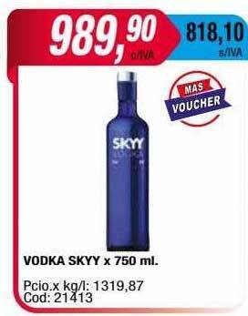 Maxiconsumo Vodka skyy oferta