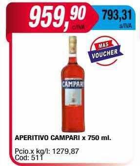 Maxiconsumo Aperitivo campari oferta