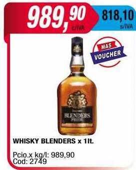 Maxiconsumo Whisky blenders oferta