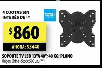 Punto Mayorista Soporte tv led 13 oferta