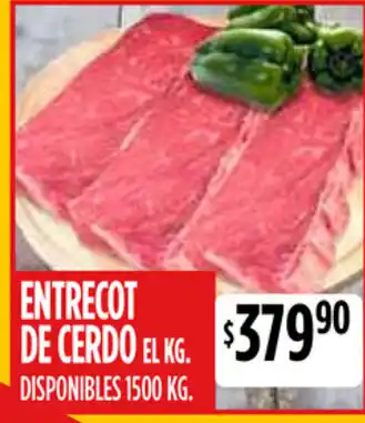 Entrecot de Cerdo 1500 kg