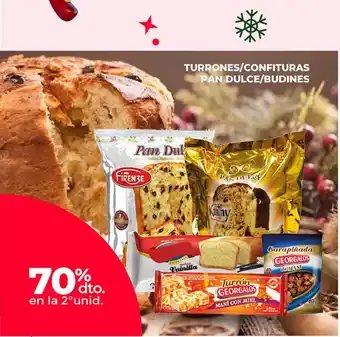 Supermercados Tadicor Turrones/ Confituras Pan Dulce/ Budines oferta