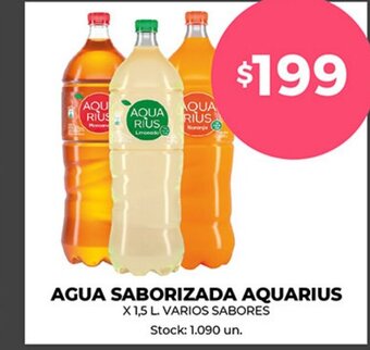 Supermercados Tadicor Agua Saborizada Aquarius oferta