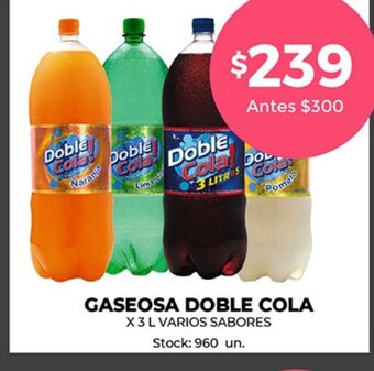 Supermercados Tadicor Gaseosa Doble Cola oferta