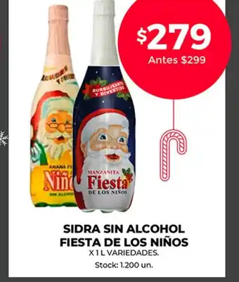 Supermercados Tadicor Sidra Sin Alcohol Fiesta De Los Niños oferta