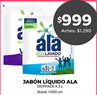Supermercados Tadicor Jabón Líquido Ala oferta