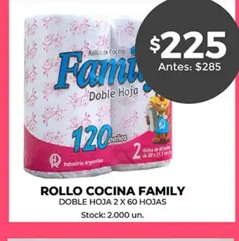 Supermercados Tadicor Rollo Cocina Family oferta