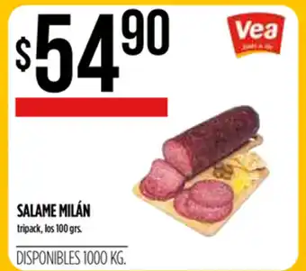Supermercados Vea Vea Salame Milán 100 grs. oferta