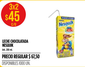 Supermercados Vea Nesquik Leche Chocolatada 200 ml oferta