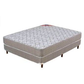 Frávega Sommier y colchón de espuma piero parma 190 x 140 cm oferta