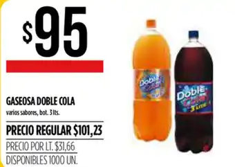 Supermercados Vea Doble Cola Gaseosa 3 lts. oferta