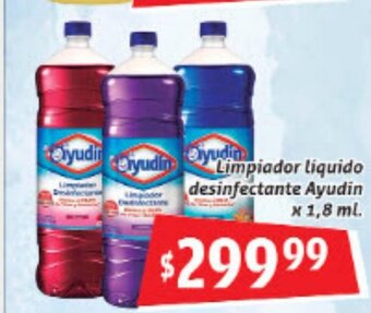 Gomez Pardo Limpiador Líquido Desinfectante Ayudin x 1.8 ml. oferta