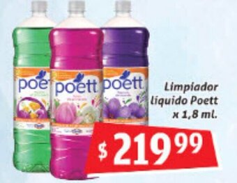 Gomez Pardo Limpiador Líquido Poett x 1.8 ml, oferta