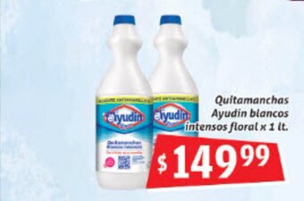Gomez Pardo Quitamanchas Ayudín Blancos Intensos Floral x 1lt. oferta