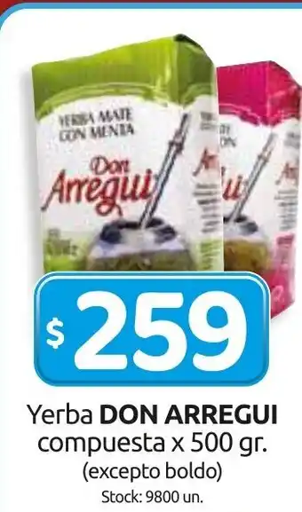Cordiez Yerba Don Arregui Compuesta x 500gr. oferta