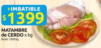Cordiez Matambre De Cerdo x kg. oferta