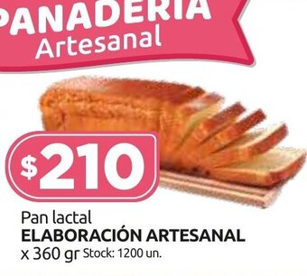 Cordiez Pan lactal Elaboración Artesanal oferta