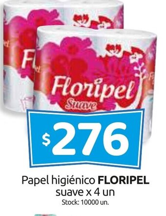 Cordiez Papel Higiénico Floripel suave x 4 un. oferta