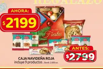 Caja Navideña Roja incluye 9 productos