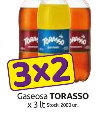Cordiez Gaseosa Torasso x 3 lt. oferta