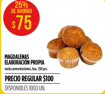 Magdalenas Elaboración Propia 250 grs