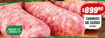 Almacor Chorizo de cerdo el kilo oferta
