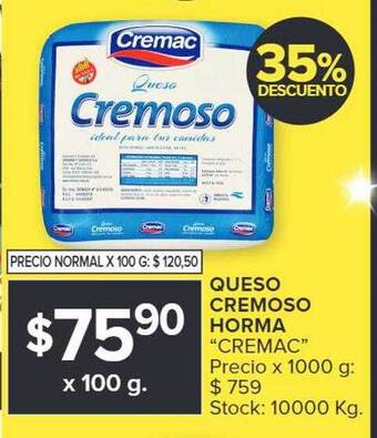 Carrefour Market Queso cremoso horma oferta