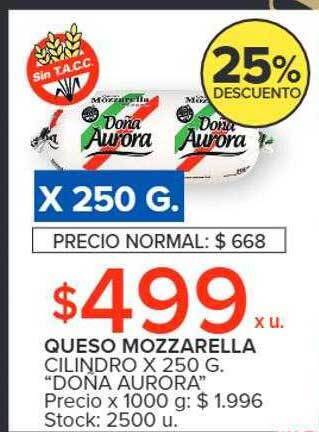 Carrefour Market Queso mozzarella cilindro oferta