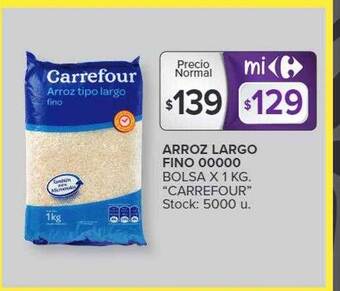 Carrefour Market Arroz largo fino 00000 oferta