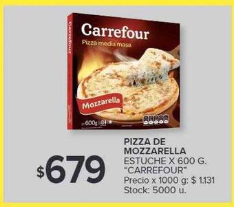 Carrefour Market Pizza de mozzarella oferta