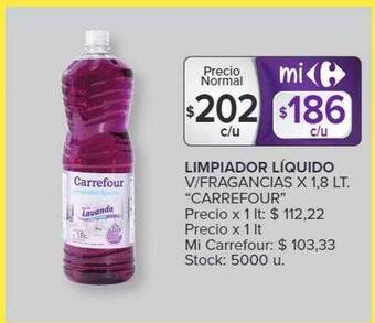 Carrefour Market Limpiador líquido oferta