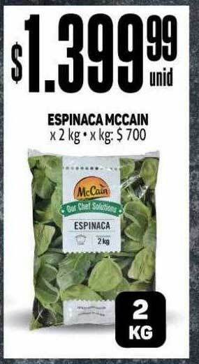 Makro Espinaca mccain oferta