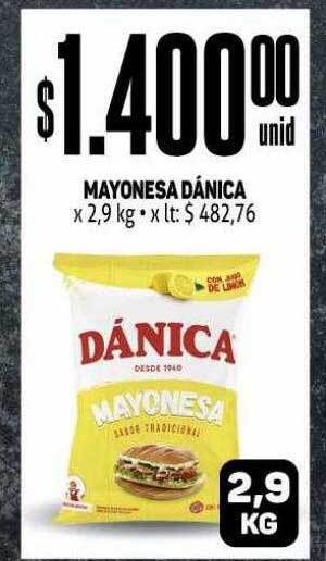 Makro Mayonesa dánica oferta