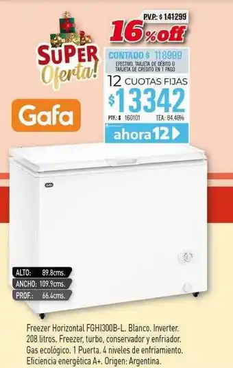 Red del Hogar Gafa freezer horizontal oferta