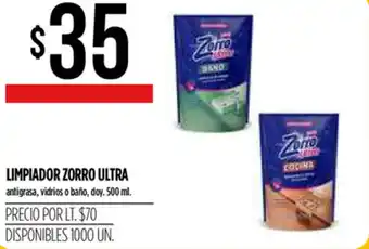 Supermercados Vea Zorro Ultra Limpiador 400 ml oferta