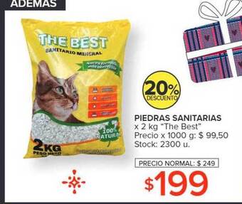 Carrefour Market Piedras sanitarias oferta