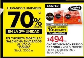 Carrefour Market Chorizo bombón fresco de cerdo oferta